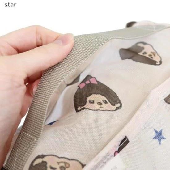 Monchhichi Travel Pouch Mesh 5-Piece Set Star Kamio Japan