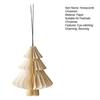 Christmas Paper Honeycomb Ornaments 3D Mini Glitter Edge Honeycomb Tree Ornament Vintage Hanging Paper Lantern for Xmas Tree Home New Year Decor
