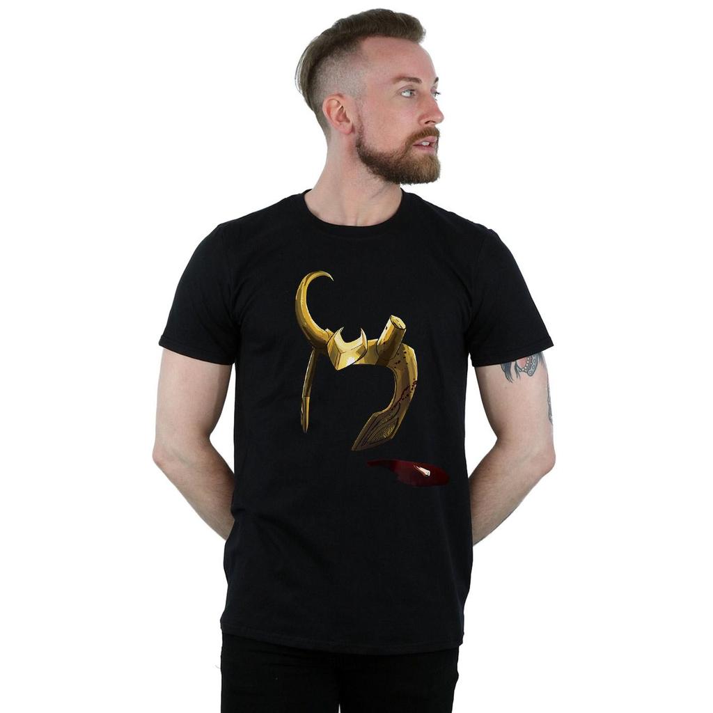 Marvel Mens Loki Agent Of Asgard Helmet T-Shirt
