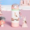 Cup with a Stylish Design for Children, 316 Stainless Steel, New Model for Girls, Trendy Student Water Bottle with Straw, Portable Cup for School