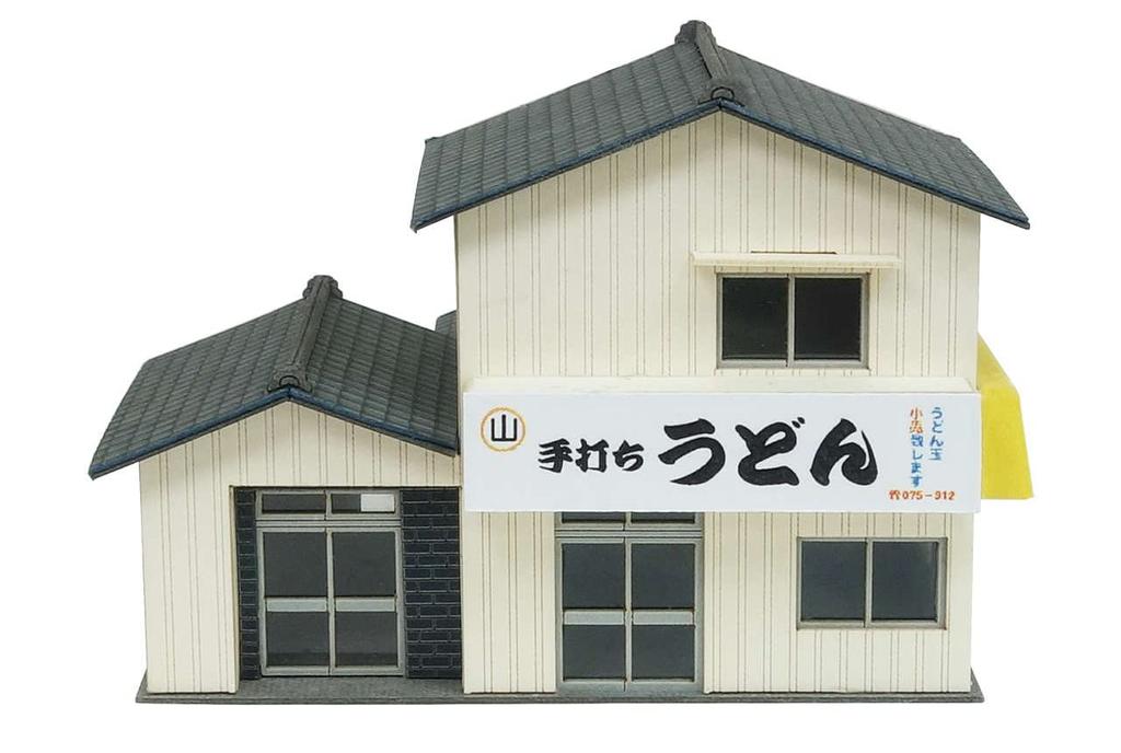 Sankei Nostalgic Diorama Series Udon Shop Paper Craft 1/150 MP03-112