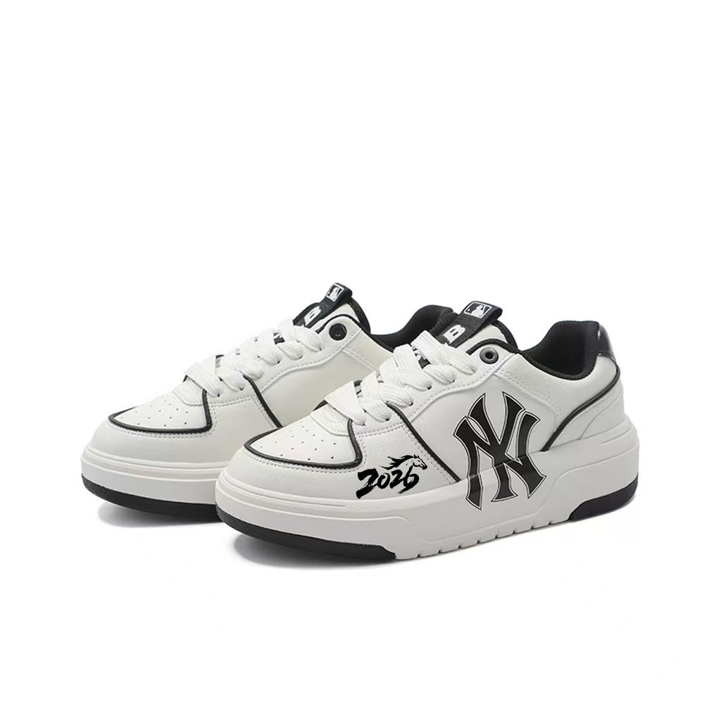 MLB Массивные кеды на шнуровке Низкие Скейтбордические Обувь Унисекс Белый 3ASXCA12N-50WHS(team1487-)