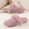 Fashion Fashion Feather Decoration Design Slippers Women Comfort Lightweight Soft Sole Home Slippers Elegant Non Slip Zapatos De Mujer
