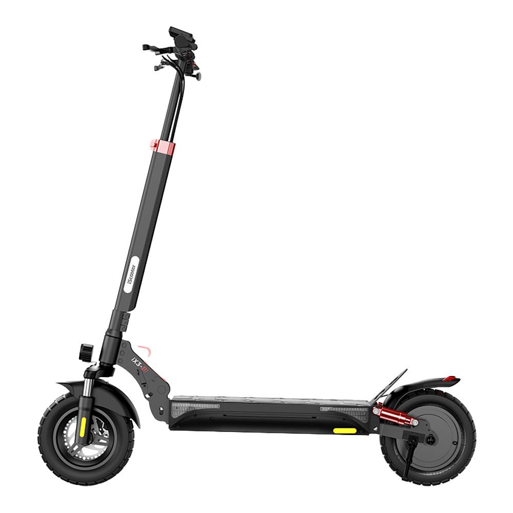 iScooter IX3 Off-Road Electric Scooter 800W, 48V10Ah, 40km/h Max Speed, 10" Tires, Disc Brakes, Full Suspension, APP Control, IPX4 Waterproof