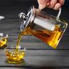 Heat Resistant Glass Teapot with Strainer Filter Infuser Tea Pot 350ml