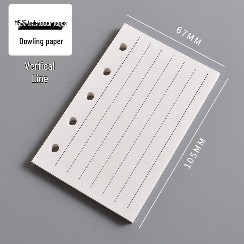 Планировщик M5 с пятью отверстиями, цветные сменные блоки, макаронные тона, плотные внутренние листы на кольцах.