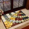 3D Cobblestone Welcome Entrance Doormats Cartoon Carpets Rugs For Home Bath Living Room Floor Stair Kitchen Hallway Non-Slip Mat