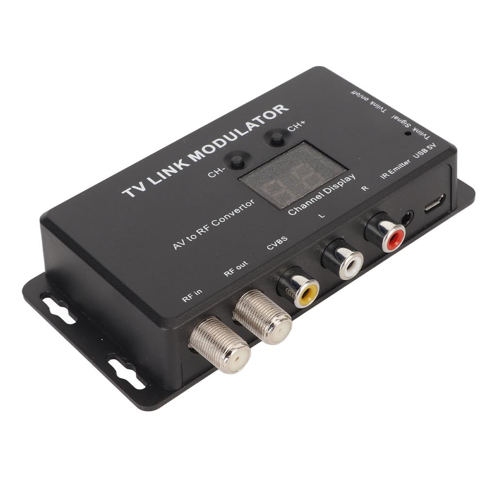 ТВ-модулятор с регулируемым креплением PAL NTSC AV в RF-конвертер с USB-кабелем для AV-источников и приставок