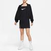 Nike Color-Block Contrast Stitching Sporty Casual Dress Women Dress Black DM6743-010
