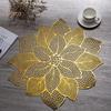NO.HS PVC Hollow Mesh Net Anti-Slip Insulated Pad Coaster Bowl Place Mat Decor Heat Resistant Mat