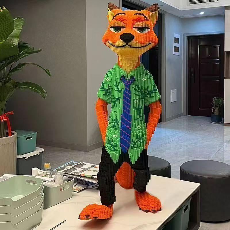 5689 шт. Серия конструкторов «Лиса» 3D Детская пазл-конструктор Игрушка Декорация Подарок