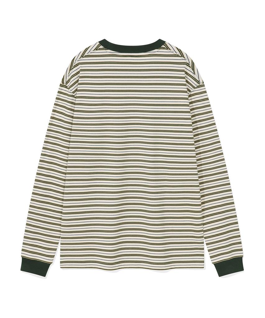 WACKY WILLY Striped Long Sleeve Green