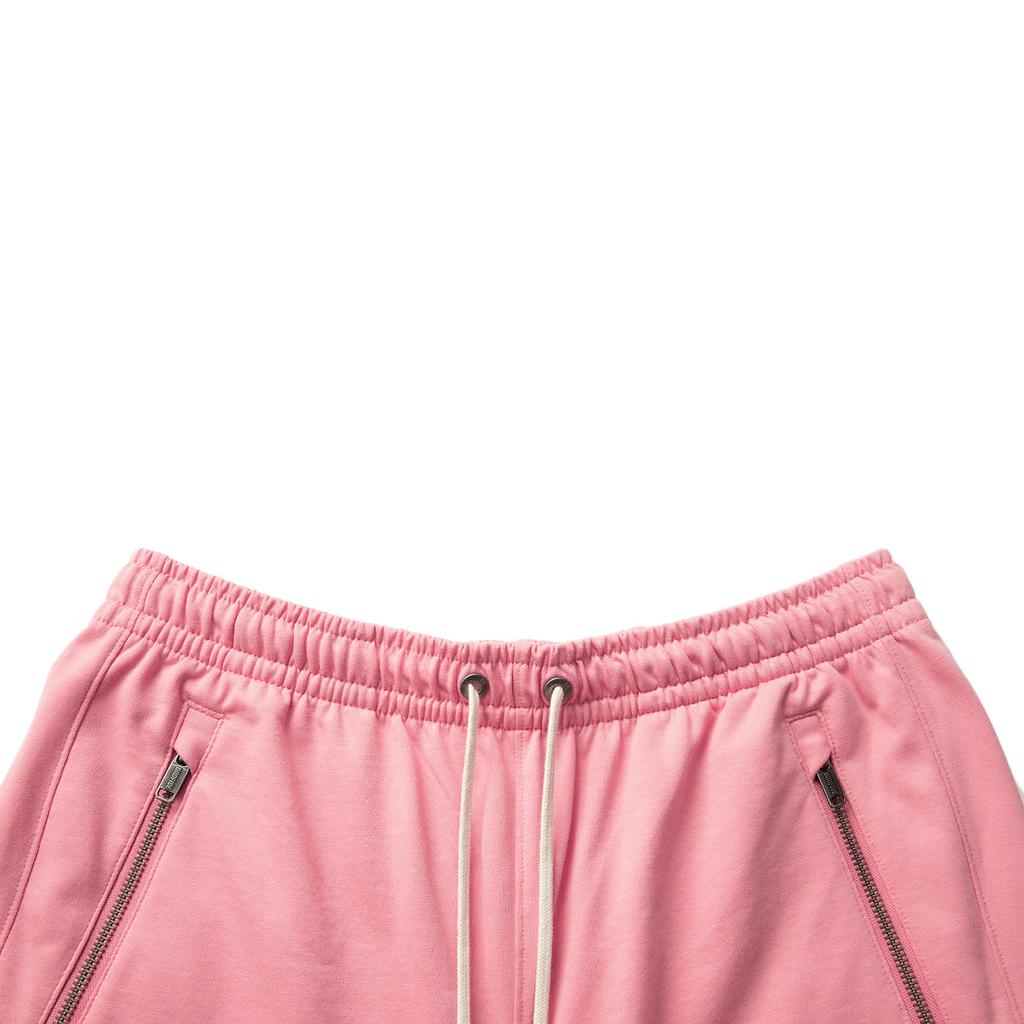 Li-Ning Баскетбольная серия Спорт Минималистичный Письмо Шнуровка Повседневные Шорты Мужские шорты Светло-розовый AKSV741-1