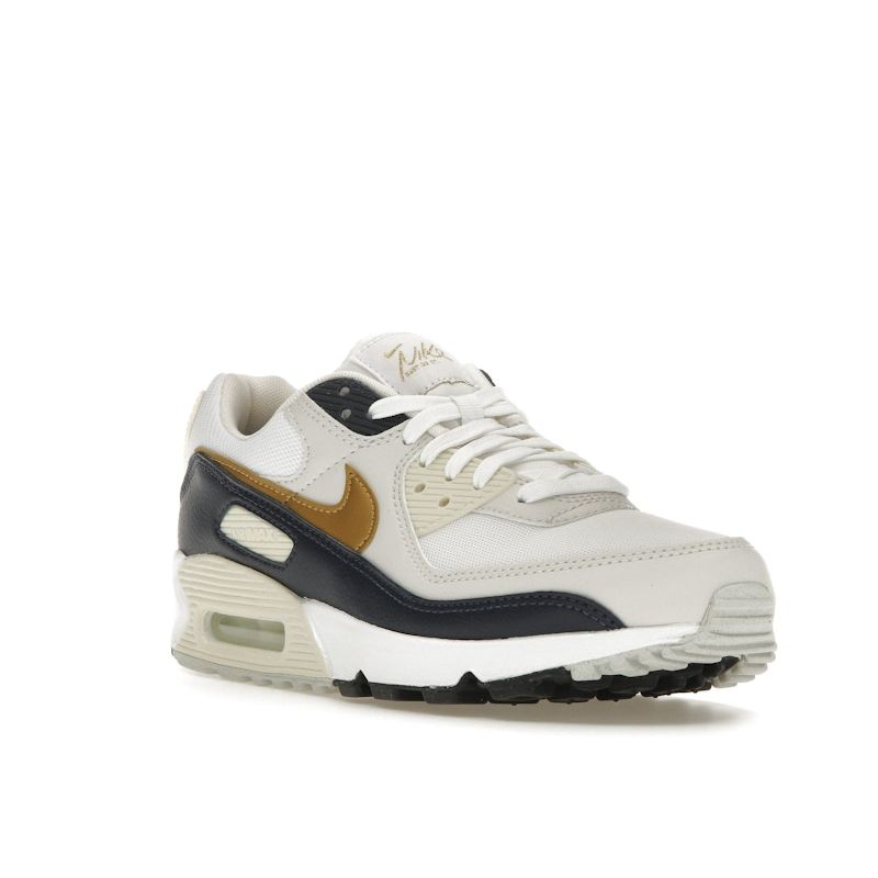 Nike Кроссовки женские Air Max 90 Olympic White Navy Coconut-Milk HF3444-100