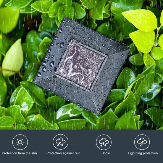 2/6 шт. Газонные лампы мерцающее пламя солнечные фонарики IP65 водонепроницаемый простая установка автоматическое включение/выключение уличные солнечные садовые светильники