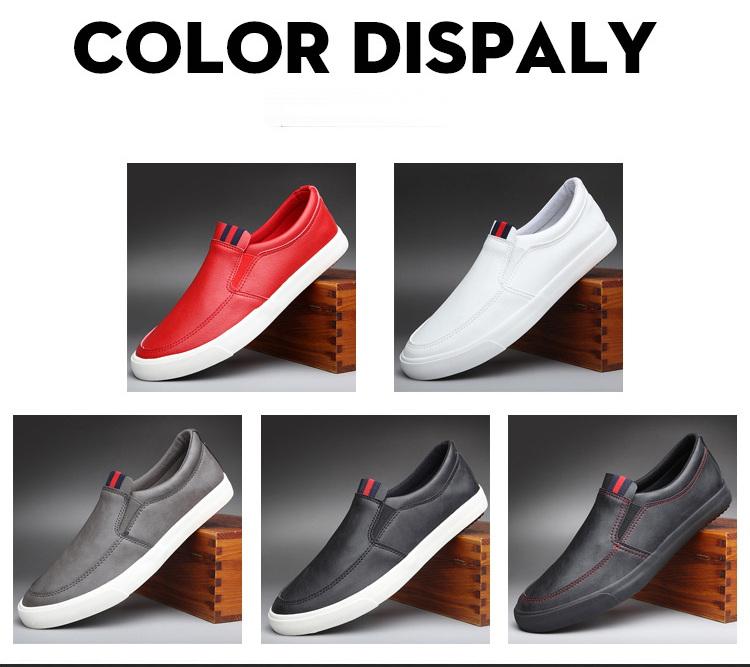 Новые весенние и осенние повседневные мужские туфли из искусственной кожи, трендовая корейская версия, ленивые туфли, нескользящие мокасины, мужские кроссовки Zapatos