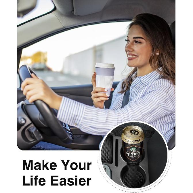 Держатель для чашки на центральной консоли Karltys для Ford Maverick 2022 2023 2024, аксессуары, лоток-органайзер для центральной консоли Maverick со вставкой для подстаканника,