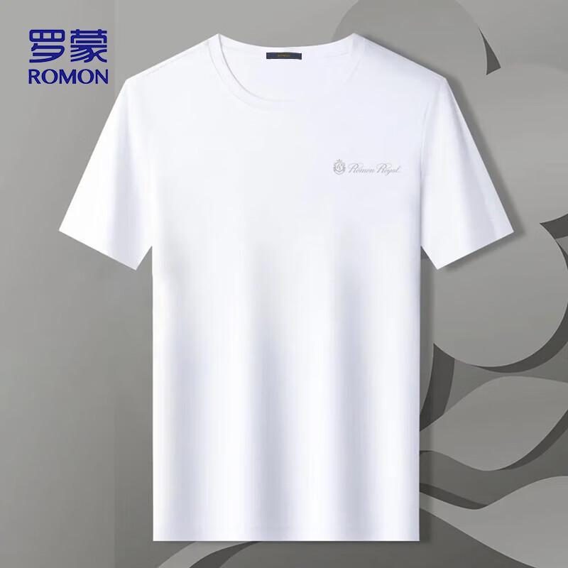 Romon Men's Lightweight Ice Silk Short Sleeve T-Shirt