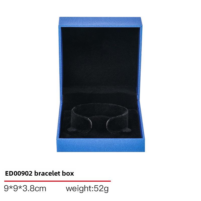 Высококачественная кожаная шкатулка для колец, браслетов и ожерелий