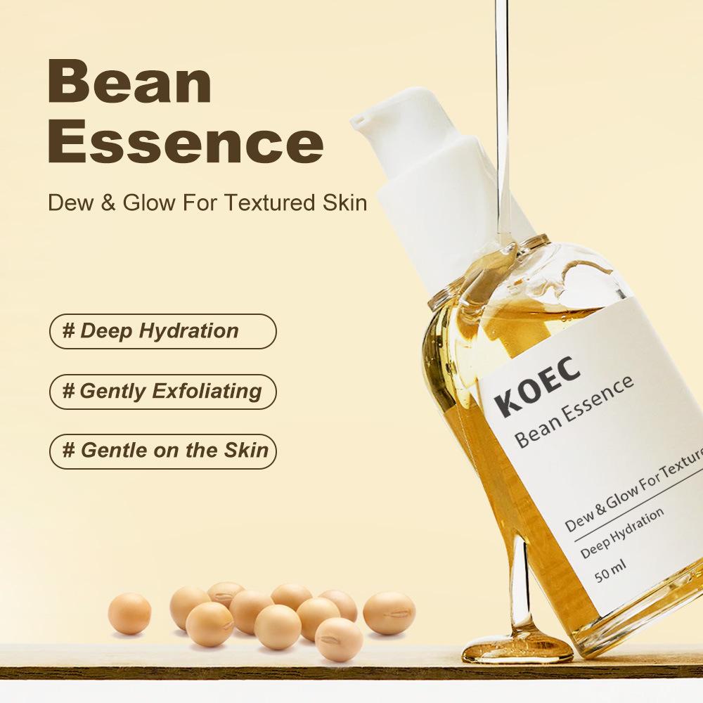 KOEC Soybean Soothing Exfoliating Serum 50ml Hydrating Moisturizing Soybean Essence Water Best Seller