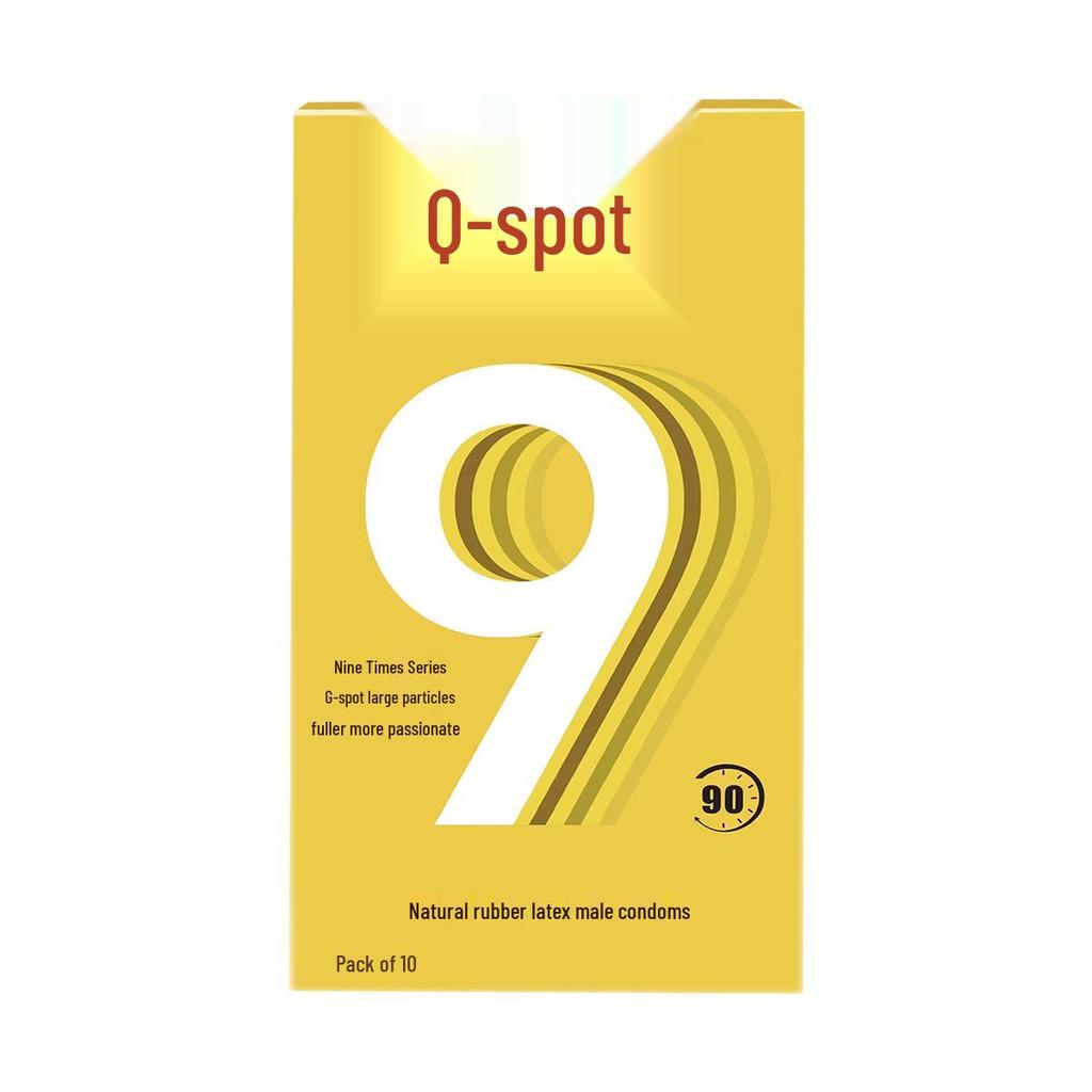 Q Point 369 Large Particle Thickened Desensitizing Condoms - Long-Lasting Delay for Men’s Safety by John Super Bird