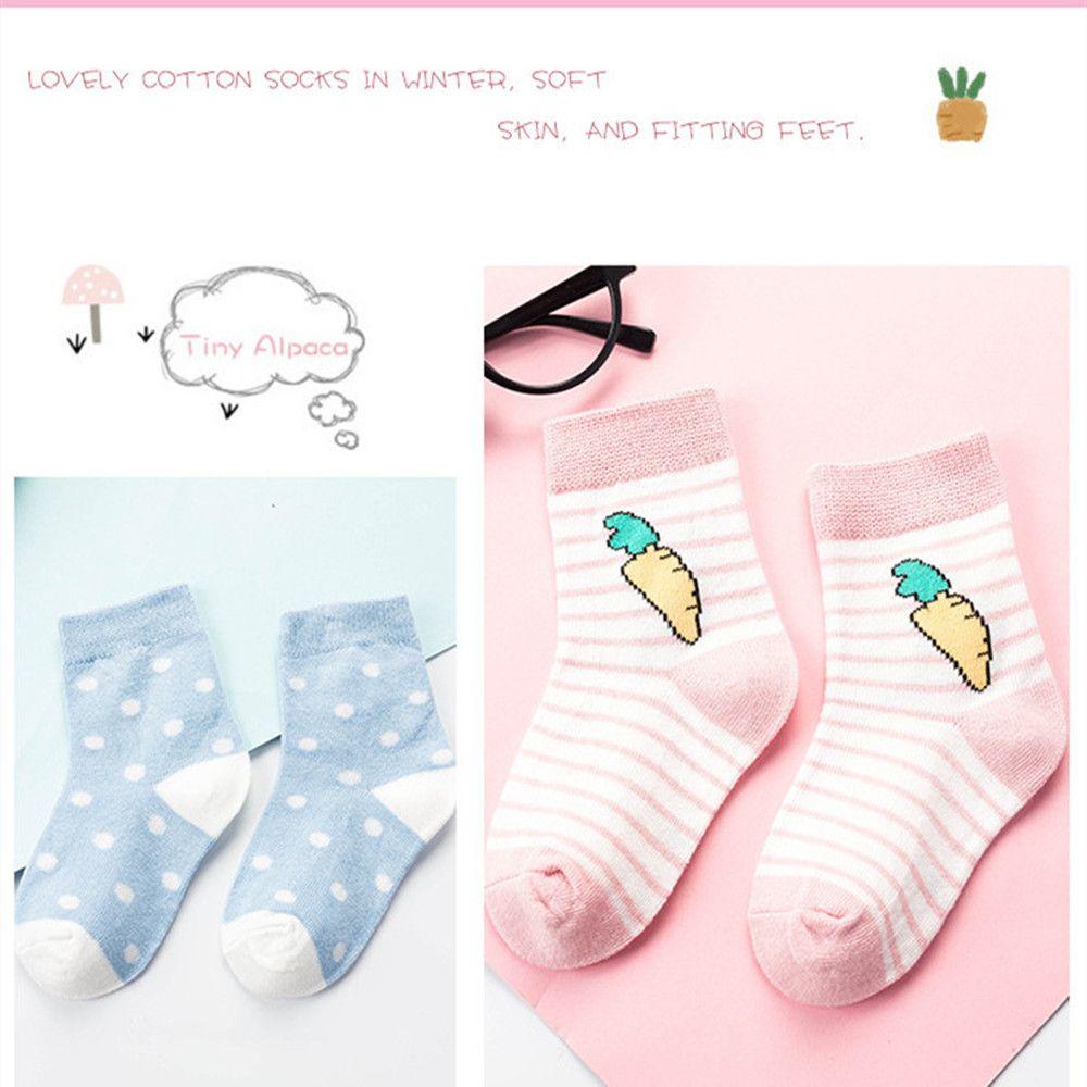 Cozy 1-3-6 Years Old Cute Cotton Short Socks Boys and Girls Baby Newborn Baby Socks