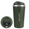 Smart Coffee Tumbler 380ml 510ml Stainless Steel Intelligent Temperature Display Travel Mug Thermos Cup with Portable Rope