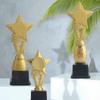 20/24.5/28.5см Трофей Спиннеры Пентаграмма Звезда Пластиковый Трофей Оптом Трофеи Золотая Медаль Прочный Материал