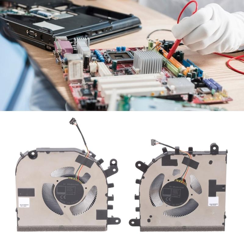 Вентилятор CPU GPU для ноутбуков Охлаждающий вентилятор DC12V 4Pin 4 провода Охладители для 16s IMH9 9 16IMH9 L+R ORG Часть для ноутбуков