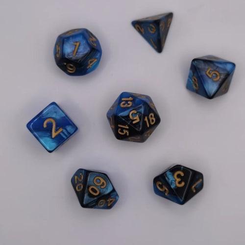 HUIKKJP Polyhedral Dice Set, 21 Dice Sets In 3 Colors, D20, D12, D10, D8, D6, D4, for Mythology Tabletop Role-Playing, Magic, and Card Games