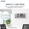 MAG (Mag) Настенные часыНастольные часы, Цифровые, Подключение по Wi-Fi, Беспроводная локальная сеть, NTP, Термометр, Гигрометр, Простой дизайн, Большой размер (приблизительно. 15см х