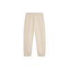 China Culture Series Solid Color Cuffed Loose Knit Sweatpants Women Bottoms Mist-Khaki AKLT906-1