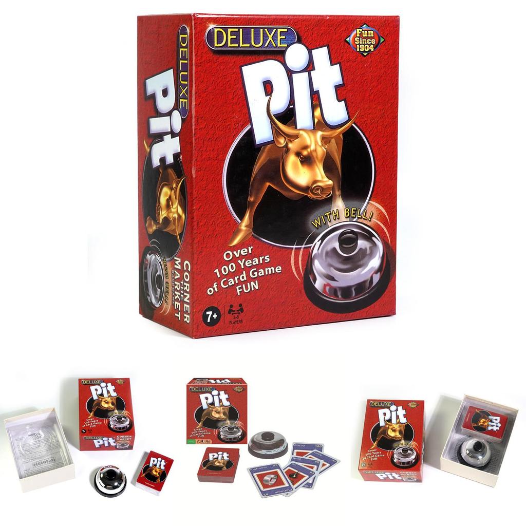 Делюкс Пит Золотой Бык Карточная Игра для Семейных Посиделок и Детей от 7 лет