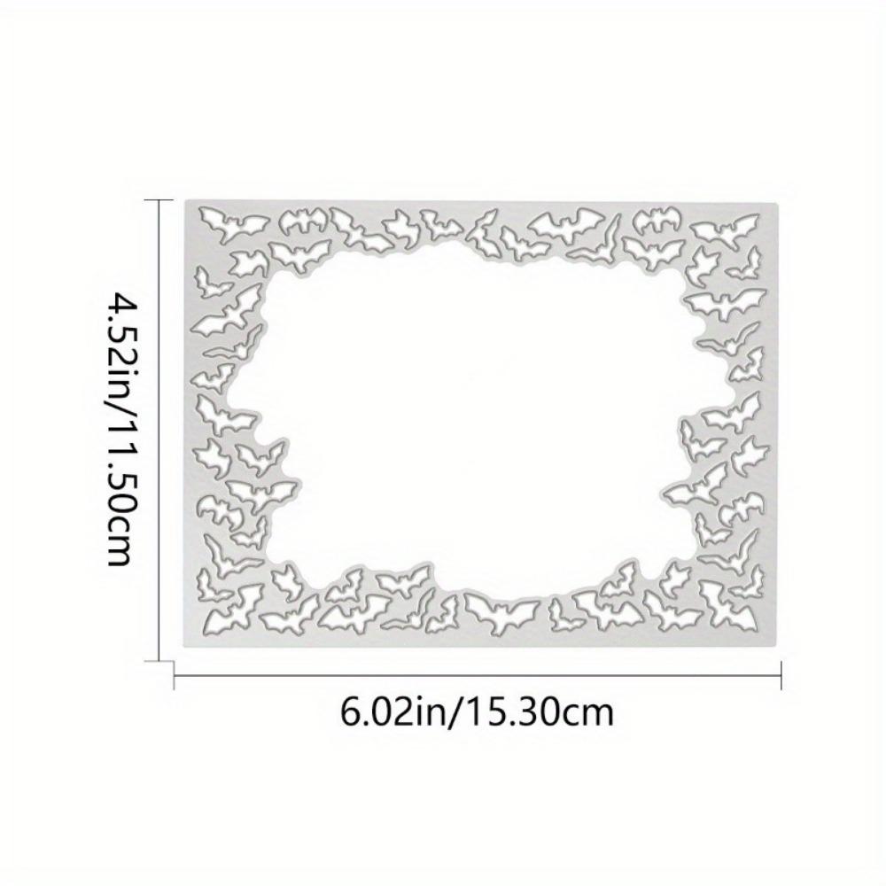 Металлические штампы для скрапбукинга, украшения на Хэллоуин своими руками в форме мультяшной летучей мыши