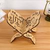 1Pcs Foldable Quran Ramadan Bible Book Shelf Home Decoration Display Stand Book Stand