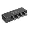 Cubilux Earphone Stereo Headphone Mini Audio Amplifier with Independent Volume Control 3.5mm Amplifier, 4-Way Amplifier,