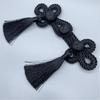Three Leaves Fringe Knot Buttons Chinese Clothing Decorative Sewing Accessories