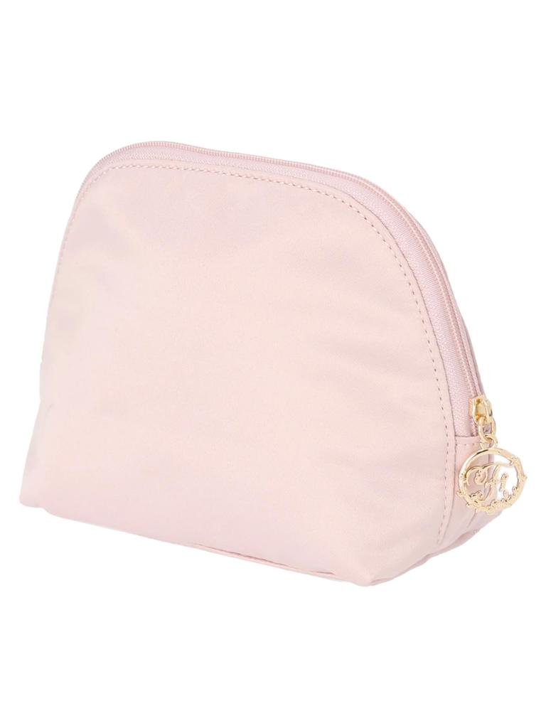 De Pouch Satin Ribbon Round Pouch 8A43FJJ0200 Grayish Pink [Maison Fleur] Women's