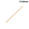 Круглый стержень диаметром 2/3/4/5 мм для рукоятки ножа своими руками или аксессуаров длиной 100-150 мм, бессвинцовый медный стержень