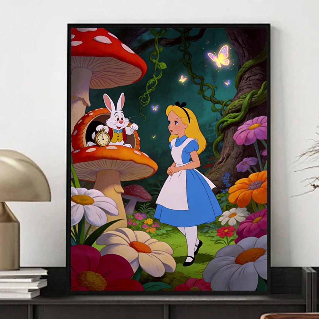 Disney diamond painting Alice in Wonderland handmade diy mosaic art painting kit home decoration