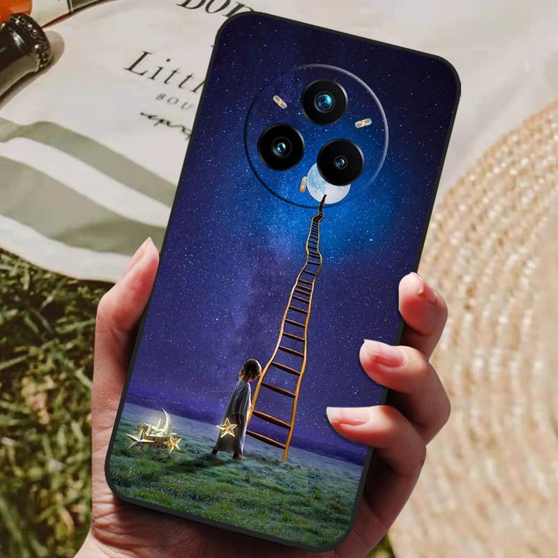 For Realme 14 Pro Plus Case Soft TPU Silicone Back Cover for Realme 14 Pro + Phone Cases Realme 14x 5G Global Cute Cartoon Capa
