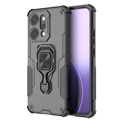 Для Oppo Reno14 Pro 5G (Глобальный) Чехол Вращающееся Кольцо Подставка ПК+ТПУ Ударопрочный Чехол для Телефона