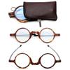 Folding for Women & Men Mini Reading Glasses Presbyopia Eyeglasses with Keychain Case Readers