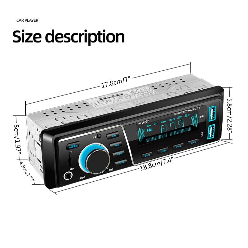 Беспроводной Bluetooth-совместимый автомобильный MP3-адаптер, музыкальный плеер, FM-радиопередатчик
