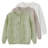Girls' Small Jacket, Baby Sweater, Knitted Cardigan, Children's Top, Breathable Thin Shirt