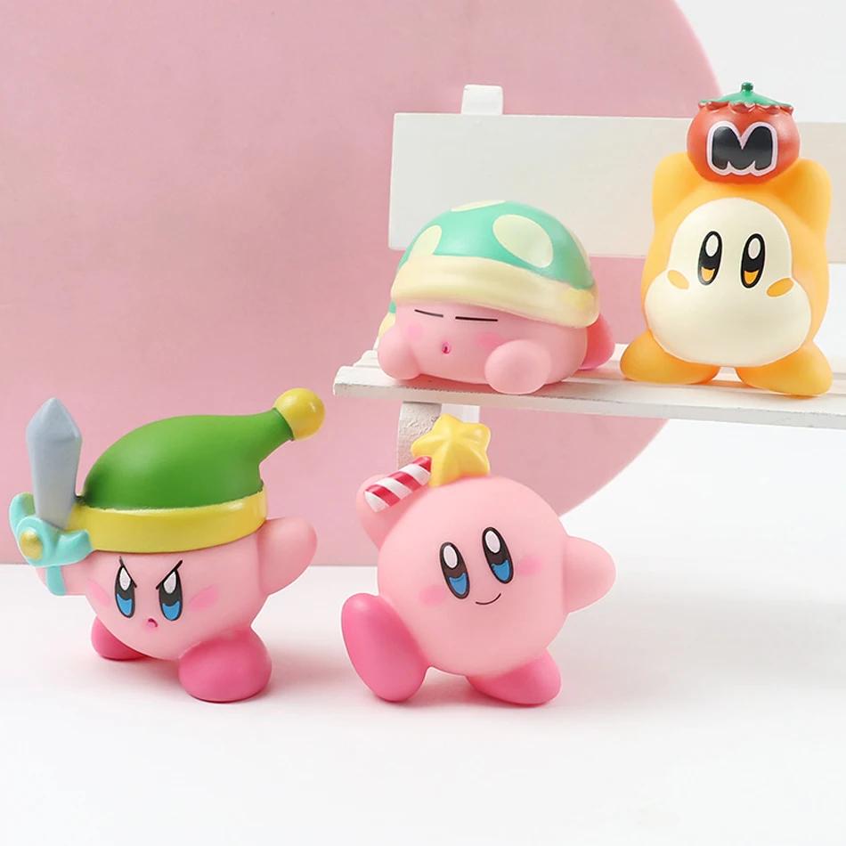 Игрушки Фигурки Действия Звездный Кирби С Мультяшным Мешком Для Хранения Кирби Милая Фигурка Пвх Игрушка Действия