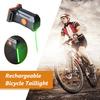 Задний фонарь велосипеда для подседельного штыря Перезаряжаемый USB-сигнал предупреждения о безопасности Светодиодный задний фонарь с несколькими режимами освещения Водонепроницаемая сигнальная лампа указателя поворота