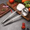 4Pcs Stainless Steel Kitchen Utensil Set Shovel Frying Spoon Soup Colander Spatula Kitchen Tools Set