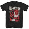 Футболка Green Day American Idiot Hysteria, мужская, рок, классическая музыка, футболка, черная, свободного кроя, уличная одежда, Харадзюку.
