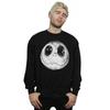 Disney Mens Nightmare Before Christmas Jack Moon Face Sweatshirt